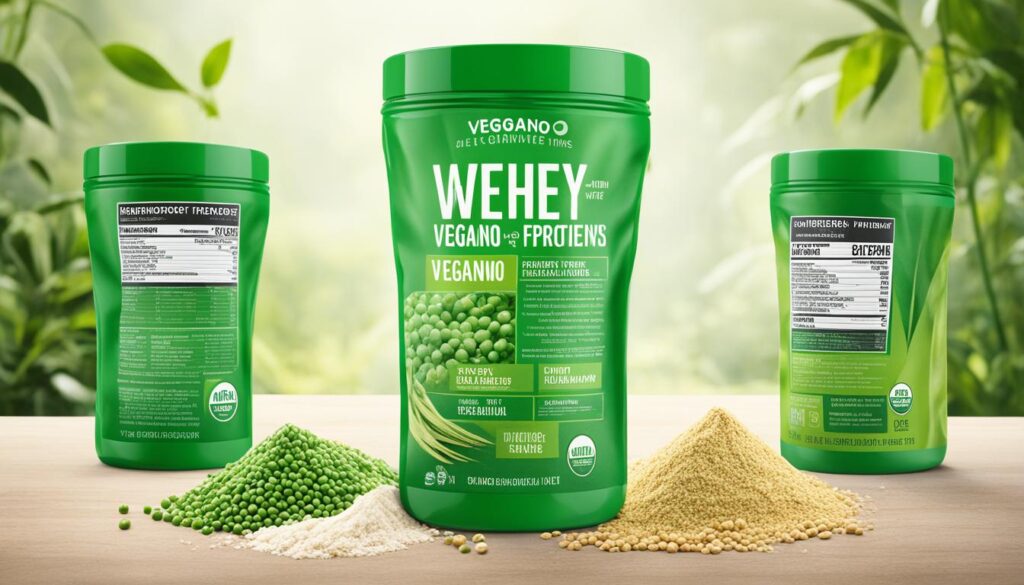 Principais ingredientes do whey vegano